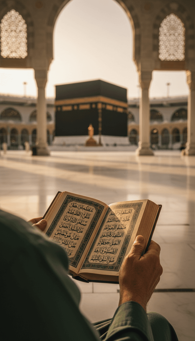 Momen ibadah di Masjidil Haram